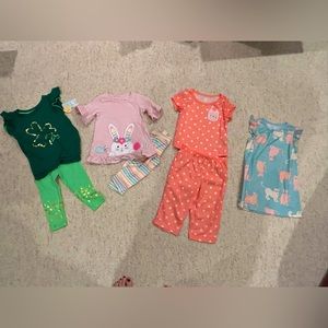 Girls Spring bundle 12-18 mo never been worn